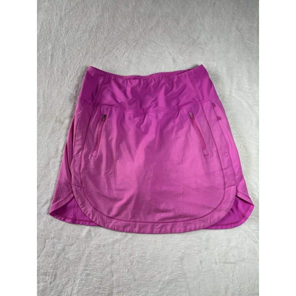 IBKUL Womens Size M Straight Golf, Tennis  Skort In Hot Pink Pockets Stretch